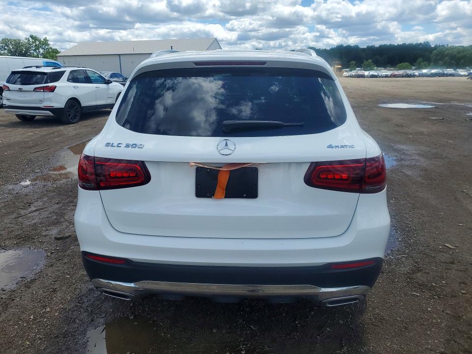 2021 Mercedes-benz Glc VIN W1N0G8EB7MF921261 COPART salvage auction — HAIL, Oh - Cert Of Title-Salvage, sold $9,100 on 2026-07-23 (photo 6)