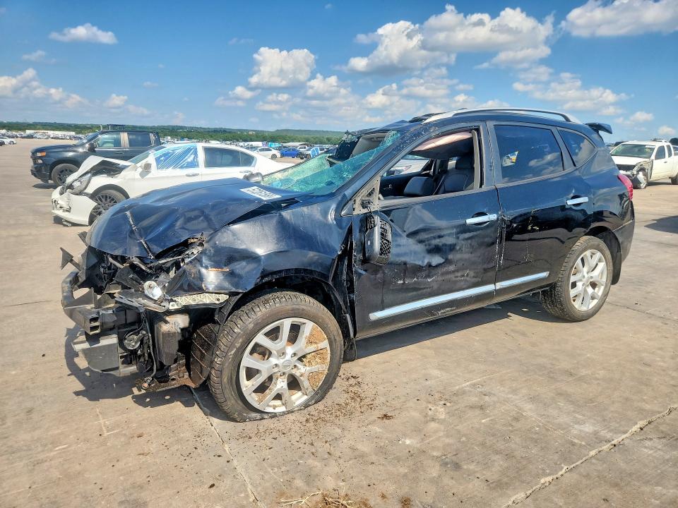 2011 Nissan Rogue VIN JN8AS5MVXBW689437 COPART salvage auction — ROLLOVER, Tx - Nonrepairable Title, sold $175 on 2026-07-30 (photo 1)