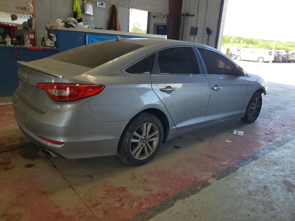 2015 Hyundai Sonata VIN 5NPE24AF9FH226091 COPART salvage auction — FRONT END, Ny - Mv-907A Salvage Certificate, sold $575 on 2026-07-06 (photo 3)