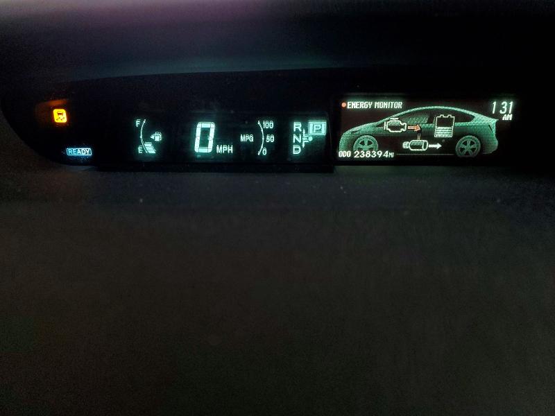 2012 Toyota Prius VIN JTDKN3DU7C1541022 COPART salvage auction — SIDE, CA - SALVAGE CERTIFICATE, sold $925 on 2026-07-16 (photo 9)