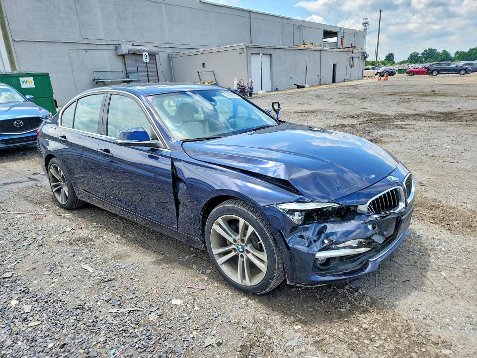 2016 BMW 3er VIN WBA8E9G53GNT46970 COPART salvage auction — FRONT END, Va - Cert Of Title - Salvage, sold $4,150 on 2026-07-15 (photo 4)