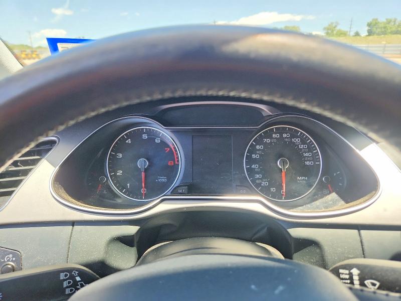 2013 Audi A4 VIN WAUBFAFL9DA144917 COPART salvage auction — FRONT END, Tx - Dis/Dlr/Exp Only Clean Title, sold $375 on 2026-07-13 (photo 9)