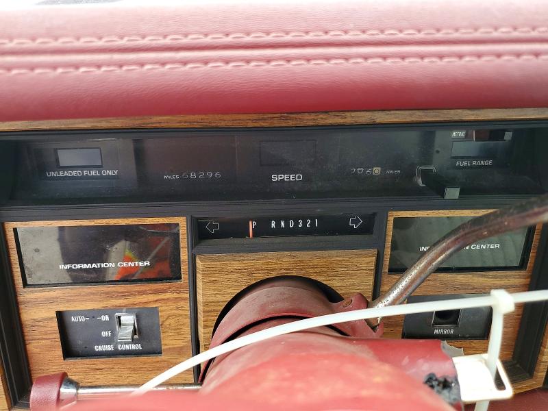 1984 Cadillac Eldorado VIN 1G6AL5789EE667604 COPART salvage auction — NORMAL WEAR, Sd - Certificate Of Title, sold $1,900 on 2026-09-02 (photo 9)