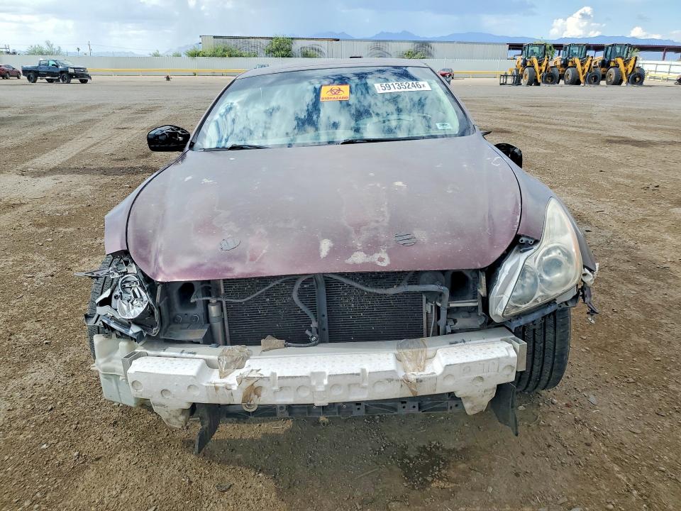 2010 Infiniti G37 VIN JN1CV6FEXAM354870 COPART salvage auction — UNDERCARRIAGE, AZ - CERT OF TITLE - SALVAGE, sold $275 on 2026-07-10 (photo 5)