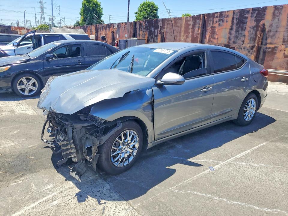 2019 Hyundai Elantra VIN KMHD74LF7KU784463 COPART salvage auction — FRONT END, Ca - Salvage Certificate, sold $725 on 2026-07-10 (photo 1)