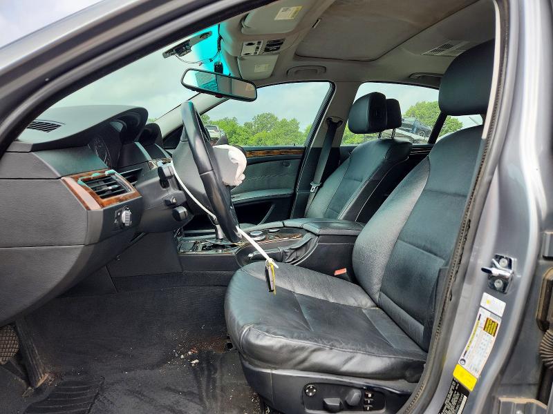 2008 BMW 5 series VIN WBANU53588CT10645 COPART salvage auction — FRONT END, La - Cert Of Title-Salvage, sold $10 on 2026-07-09 (photo 7)