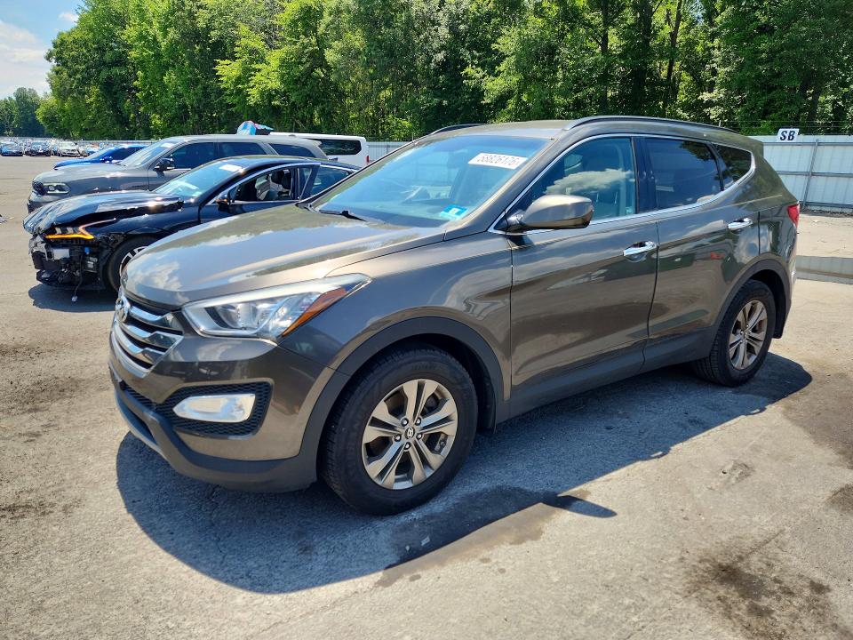2014 Hyundai Santa fe VIN 5XYZUDLB6EG156013 COPART salvage auction — MECHANICAL, Nj - Certificate Of Title, sold $1,650 on 2026-07-03 (photo 1)