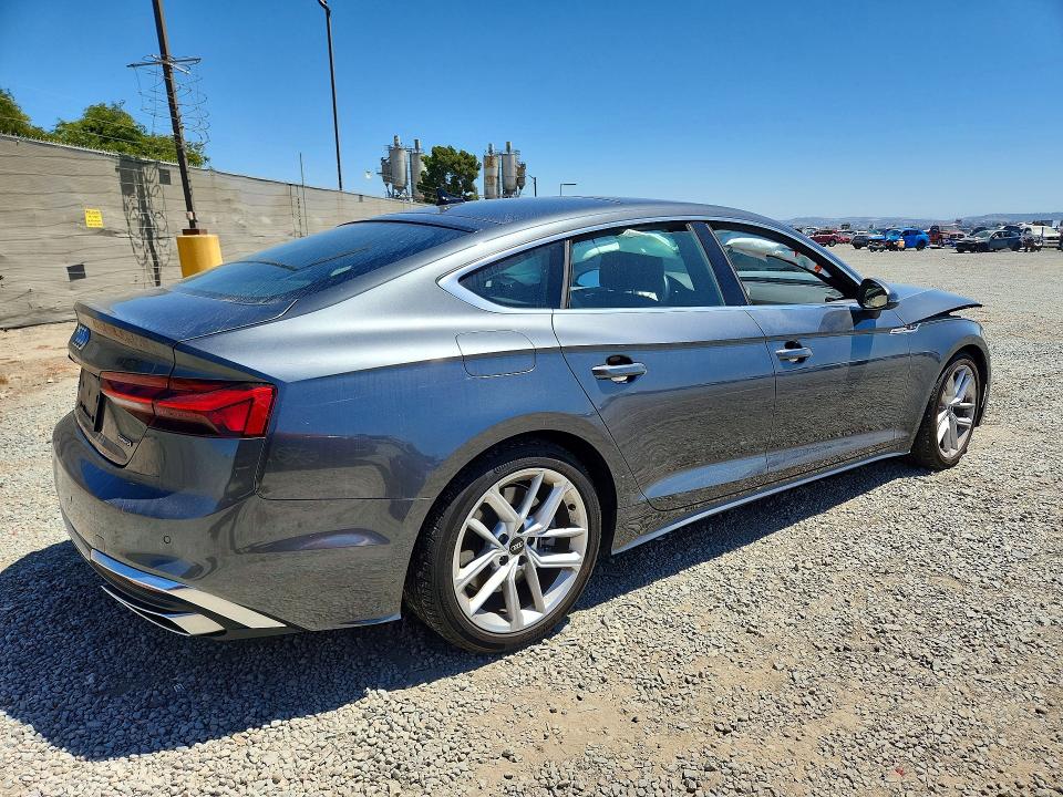 2023 Audi VIN WAUDACF56PA010701 COPART salvage auction — FRONT END, Ca - Salvage Certificate, sold $8,300 on 2026-07-28 (photo 3)