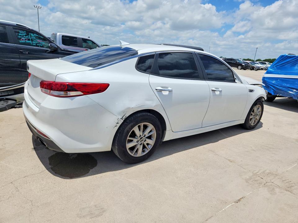 2016 Kia Optima VIN 5XXGT4L33GG026006 COPART salvage auction — FRONT END, Tx - Certificate Of Title (P), sold $800 on 2026-07-09 (photo 3)