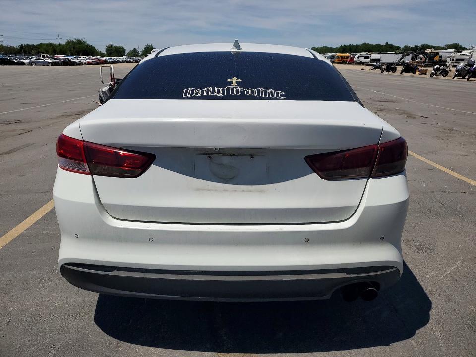 2018 Kia Optima VIN 5XXGT4L30JG262331 COPART salvage auction — FRONT END, Id - Salvage Certificate Of Title, sold $100 on 2026-07-23 (photo 6)