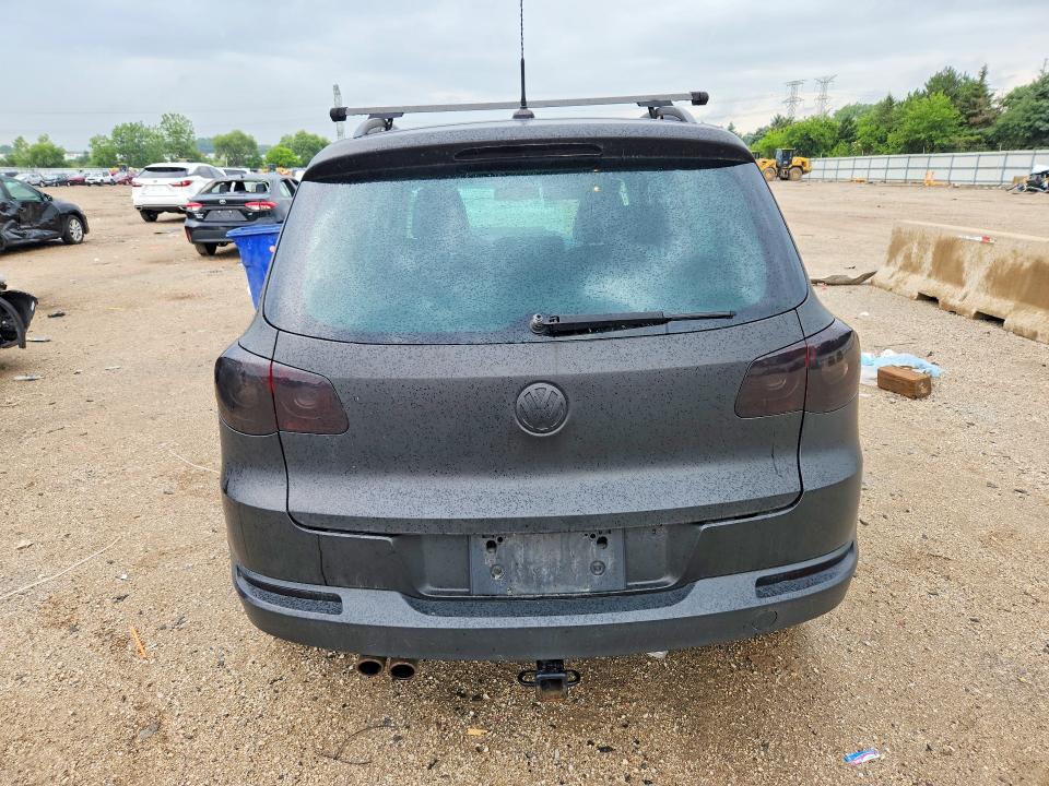 2011 Volkswagen Tiguan VIN WVGBV7AX3BW534426 COPART salvage auction — FRONT END, Il - Salvage Certificate, sold $375 on 2026-08-11 (photo 6)
