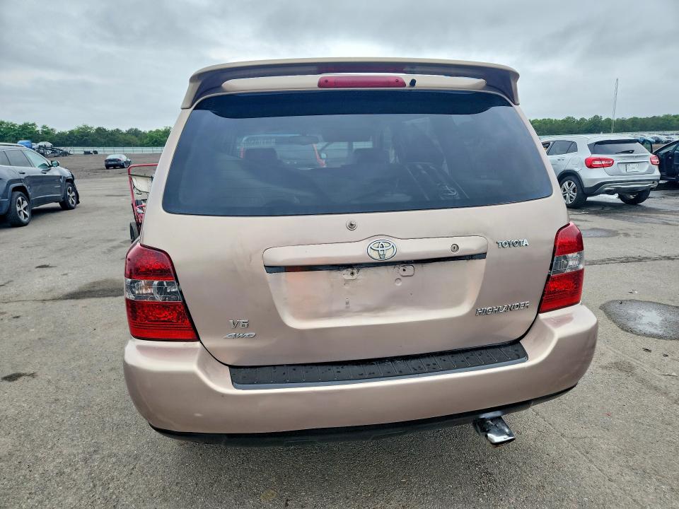 2005 Toyota Highlander VIN JTEEP21A950127014 COPART salvage auction — FRONT END, Ny - Mv-907A Salvage Certificate, sold $1,350 on 2026-07-20 (photo 6)