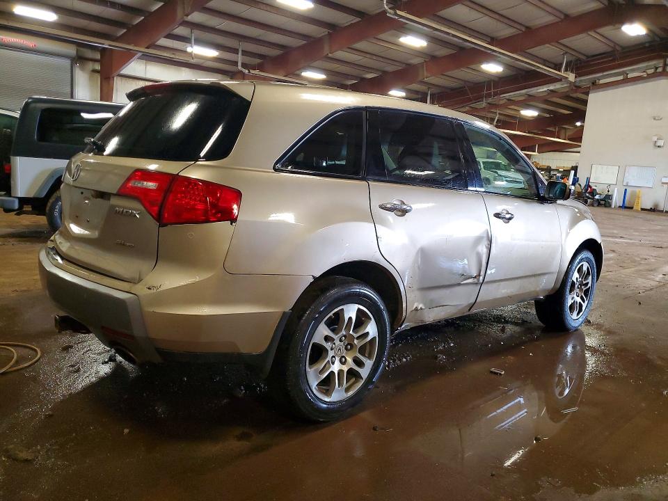 2008 Acura Mdx VIN 2HNYD28328H529050 COPART salvage auction — FRONT END, Mi - Cert Of Title-Rebuilt Salvage, sold $200 on 2026-07-31 (photo 3)