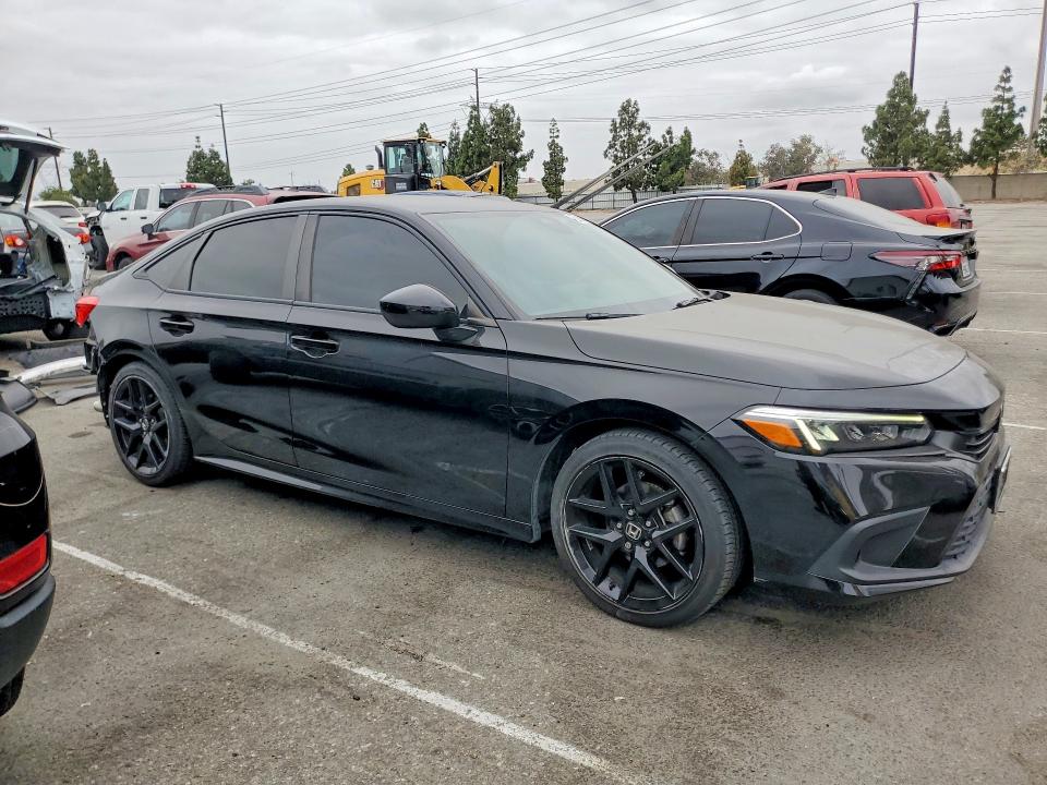 2023 Honda Civic VIN 2HGFE2F51PH547831 COPART salvage auction — REAR END, Salvage Title, sold $7,600 on 2026-08-25 (photo 4)