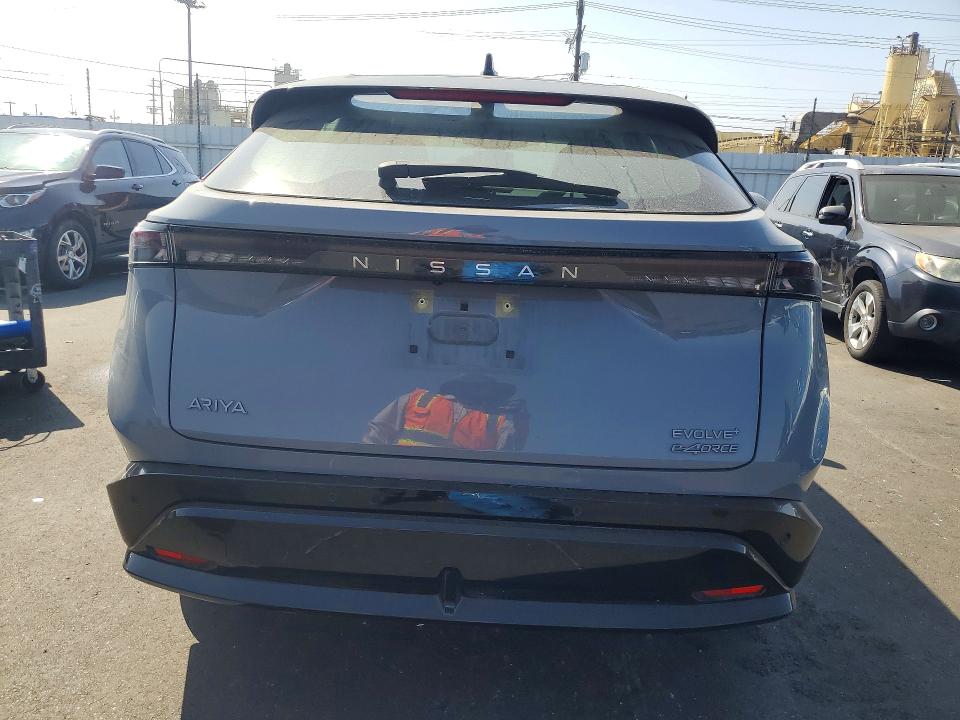 2023 Nissan Ariya VIN JN1DF0BB5PM705087 COPART salvage auction — UNDERCARRIAGE, CA - SALVAGE CERTIFICATE, sold $12,600 on 2026-07-08 (photo 6)