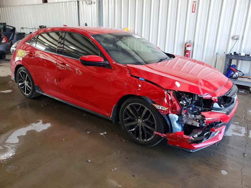 2021 Honda Civic VIN SHHFK7H41MU202338 COPART salvage auction — FRONT END, Pa - Certificate Of Salvage, sold $5,200 on 2026-07-08 (photo 4)