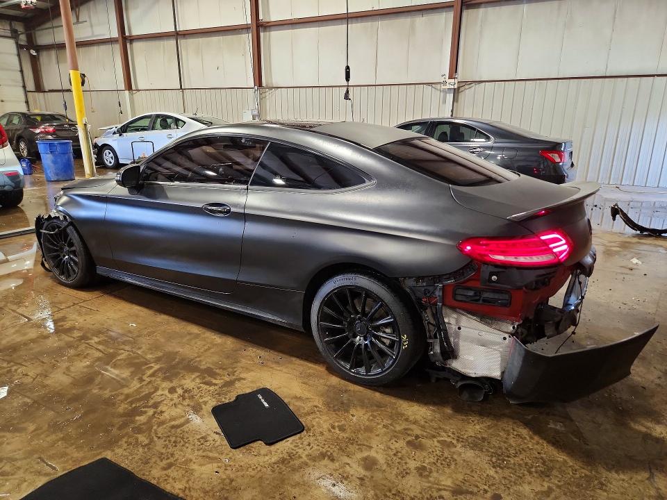 2017 Mercedes-benz C-klasse VIN WDDWJ4KB4HF362408 COPART salvage auction — FRONT END, Pa - Certificate Of Salvage, sold $7,400 on 2026-07-27 (photo 2)