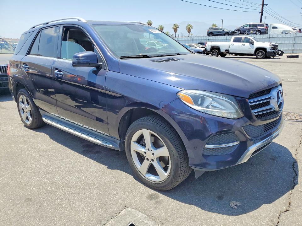 2017 Mercedes-benz Gle class VIN 4JGDA5JB4HA821423 COPART salvage auction — MINOR DENT/SCRATCHES, Mt - Dis/Dlr/Exp Only Clean Title, sold $6,300 on 2026-07-02 (photo 4)