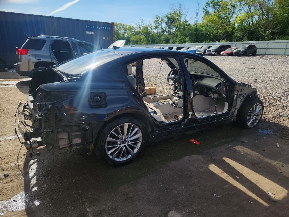 2020 Infiniti Q50 VIN JN1EV7AR6LM253420 COPART salvage auction — STRIPPED, WI - JUNKED VEHICLE BILL OF SALE, sold $300 on 2026-07-27 (photo 3)