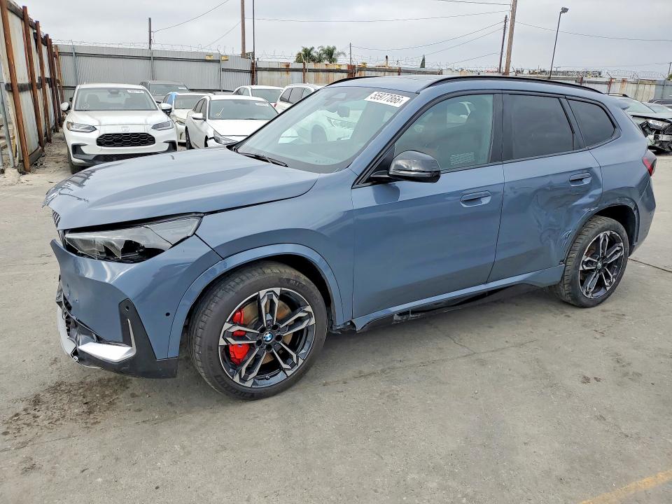 2025 BMW X1 VIN WBX73EF05S5087252 COPART salvage auction — FRONT END, Ca - Salvage Certificate, sold $12,500 on 2026-07-07 (photo 1)