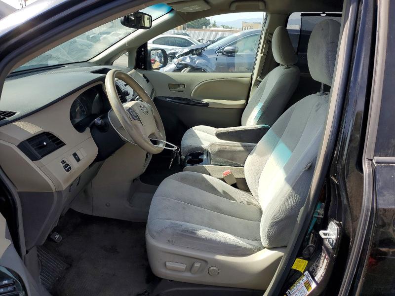 2012 Toyota VIN 5TDKK3DC8CS218200 COPART salvage auction — FRONT END, Ca - Salvage Certificate, sold $1,300 on 2026-07-24 (photo 7)