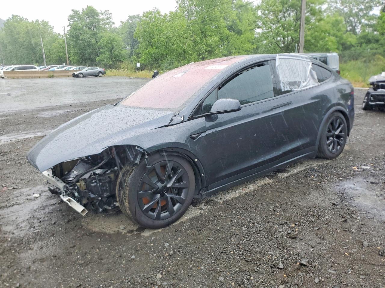2024 Tesla Model X VIN 7SAXCDE54RF445506 — COPART salvage auction photo