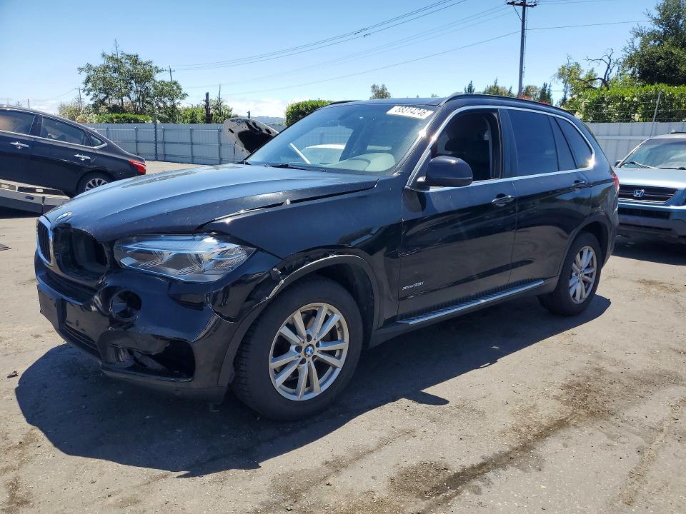 2015 BMW X5 VIN 5UXKR0C5XF0P00315 COPART salvage auction — FRONT END, Ca - Salvage Certificate, sold $4,650 on 2026-07-07 (photo 1)