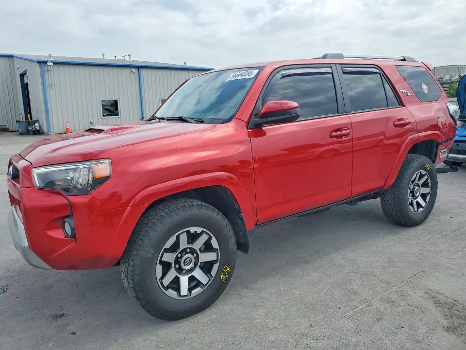 2018 Toyota 4runner VIN JTEBU5JR2J5581752 COPART salvage auction — REAR END, OK - CERTIFICATE OF TITLE, sold $12,400 on 2026-07-31 (photo 1)