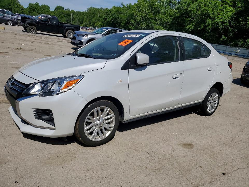 2024 Mitsubishi Mirage VIN ML32FUFJ2RHF17464 COPART salvage auction — FRONT END, Pa - Certificate Of Salvage, sold $1,300 on 2026-07-23 (photo 1)