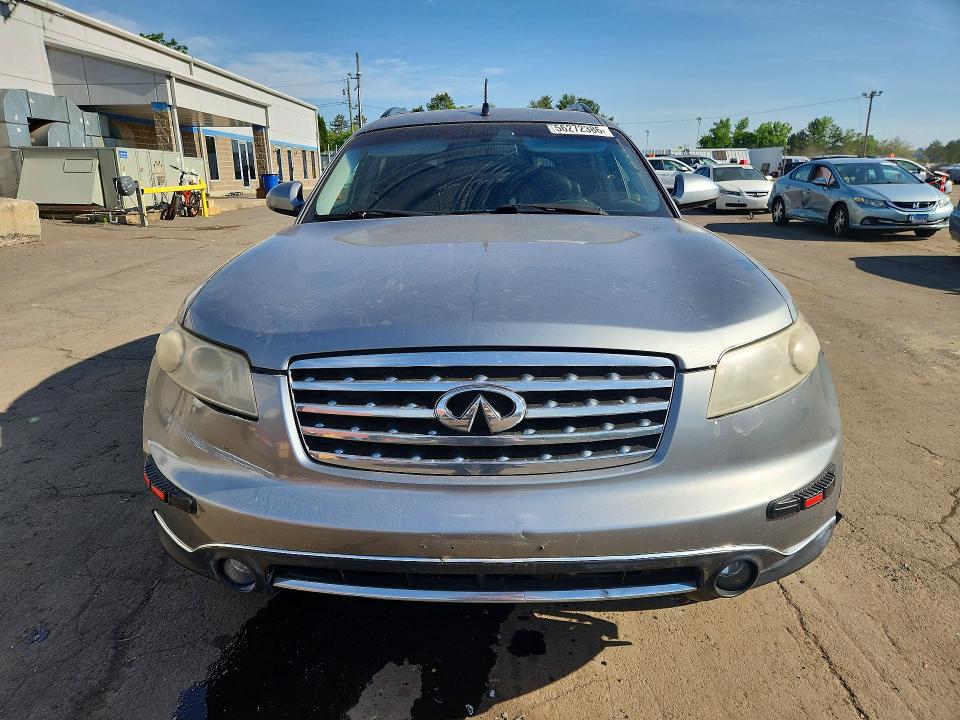 2006 Infiniti Fx35 VIN JNRAS08W46X202573 COPART salvage auction — UNDERCARRIAGE, CT - CERT OF TITLE-SALVAGE, sold $475 on 2026-07-02 (photo 5)