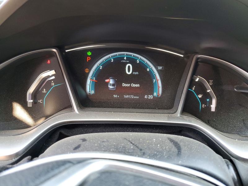 2016 Honda Civic VIN 2HGFC2F79GH541976 COPART salvage auction — FRONT END, Ca - Salvage Certificate, sold $4,300 on 2026-07-02 (photo 9)