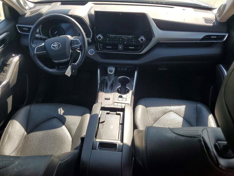 2021 Toyota Highlander VIN 5TDEBRCH1MS051368 COPART salvage auction — REAR END, Mo - Salvage Certificate Of Title, sold $8,400 on 2026-07-28 (photo 8)