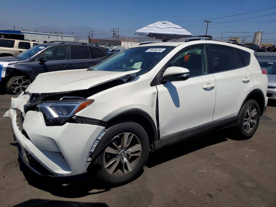 2017 Toyota VIN JTMWFREV3HJ121306 COPART salvage auction — FRONT END, Ca - Salvage Certificate, sold $4,150 on 2026-07-13 (photo 1)
