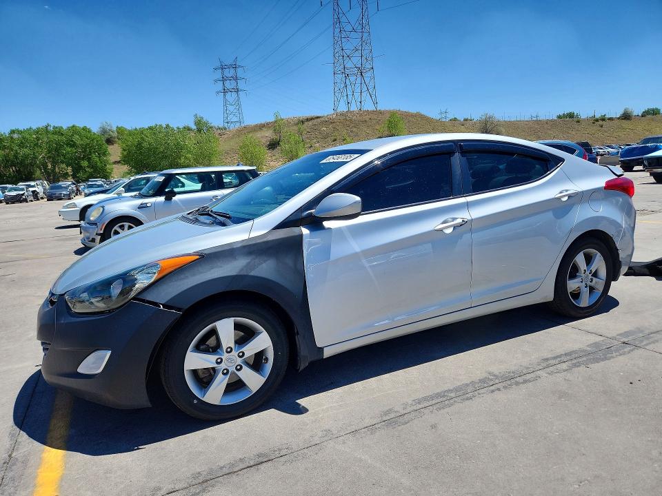 2013 Hyundai Elantra VIN 5NPDH4AE1DH420760 COPART salvage auction — REAR END, Co - Public - Salvage Title, sold $275 on 2026-07-22 (photo 1)
