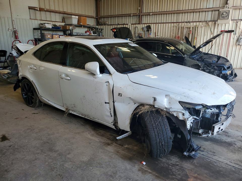 2015 Lexus Is VIN JTHBF1D28F5080490 COPART salvage auction — ROLLOVER, Tx - Salvage Vehicle Title, sold $650 on 2026-07-10 (photo 4)