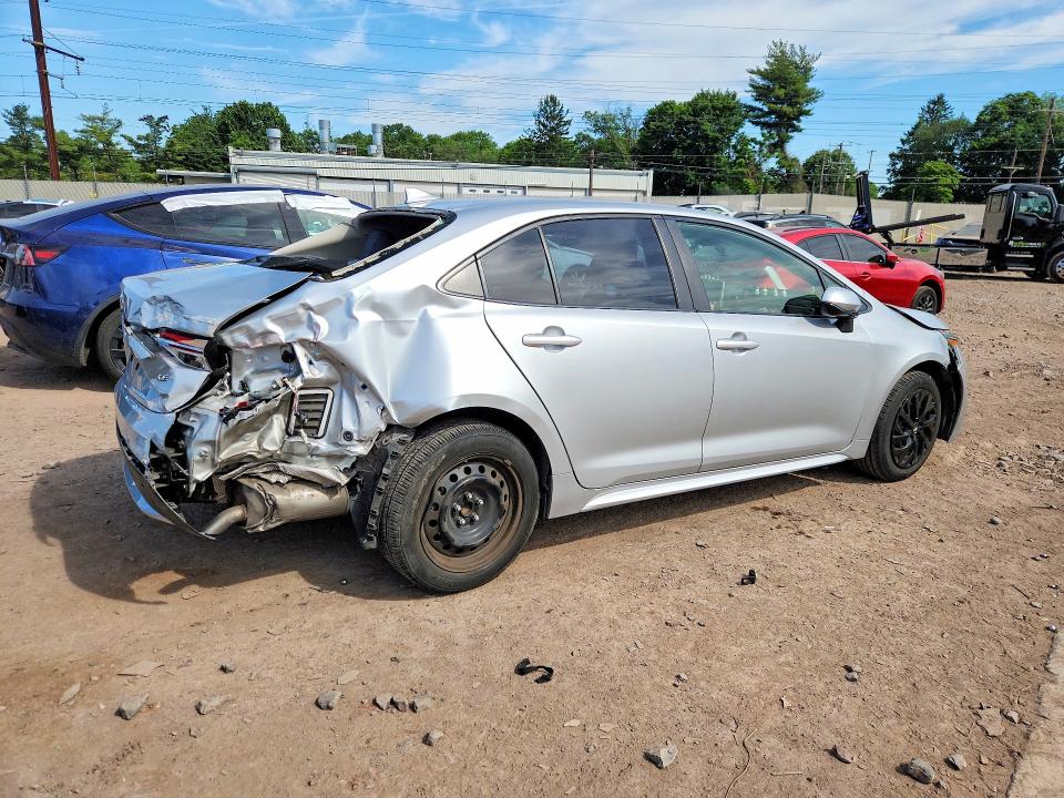 2020 Toyota Corolla VIN JTDEPRAE7LJ068729 COPART salvage auction — REAR END, Pa - Certificate Of Salvage, sold $3,150 on 2026-07-15 (photo 3)