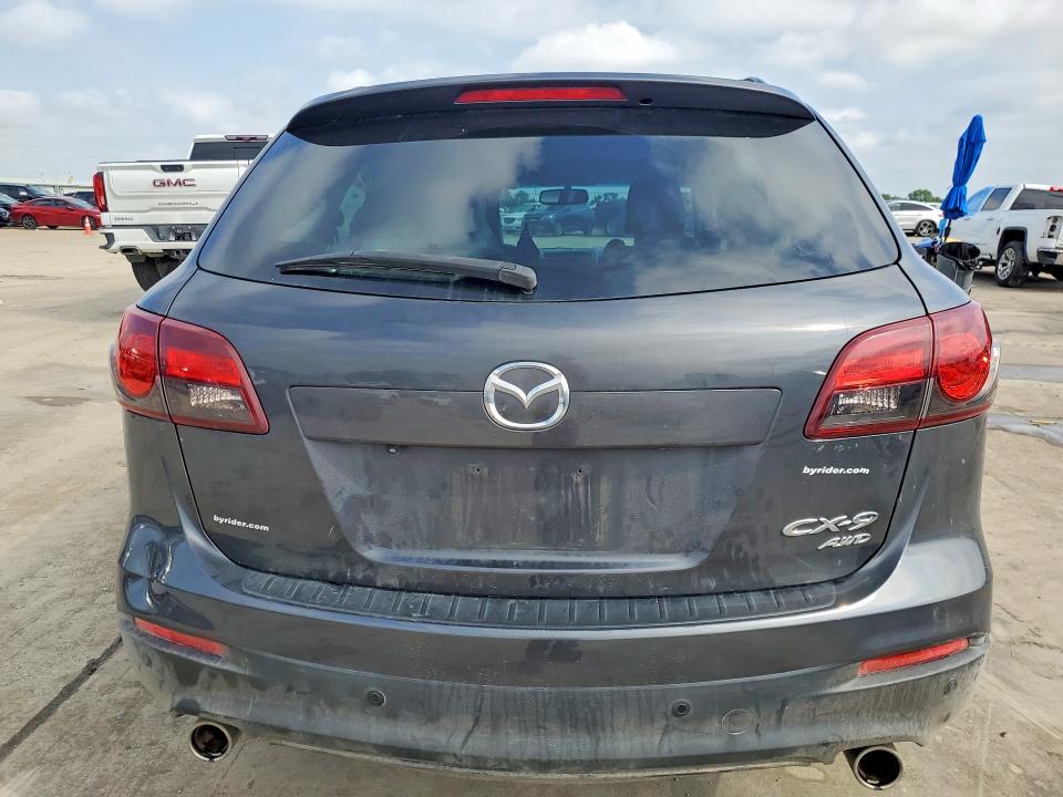 2014 Mazda Cx-9 VIN JM3TB3CA1E0445181 COPART salvage auction — FRONT END, Tx - Salvage Vehicle Title, sold $650 on 2026-07-23 (photo 6)