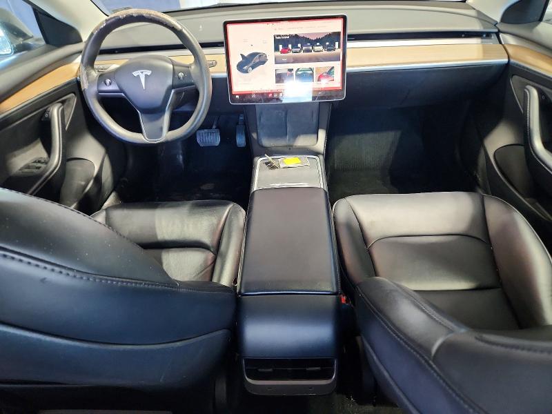 2022 Tesla Model 3 VIN 5YJ3E1EA1NF304419 COPART salvage auction — REAR END, MI - CERTIFICATE OF TITLE, sold $11,900 on 2026-07-15 (photo 8)