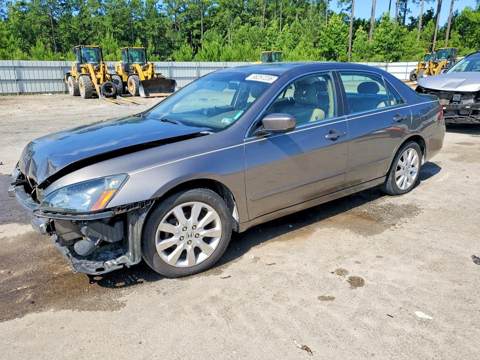 2007 Honda Accord VIN 1HGCM66567A055601 COPART salvage auction — FRONT END, Sc - Cert Of Title-Salvage, sold $1,100 on 2026-07-27 (photo 1)