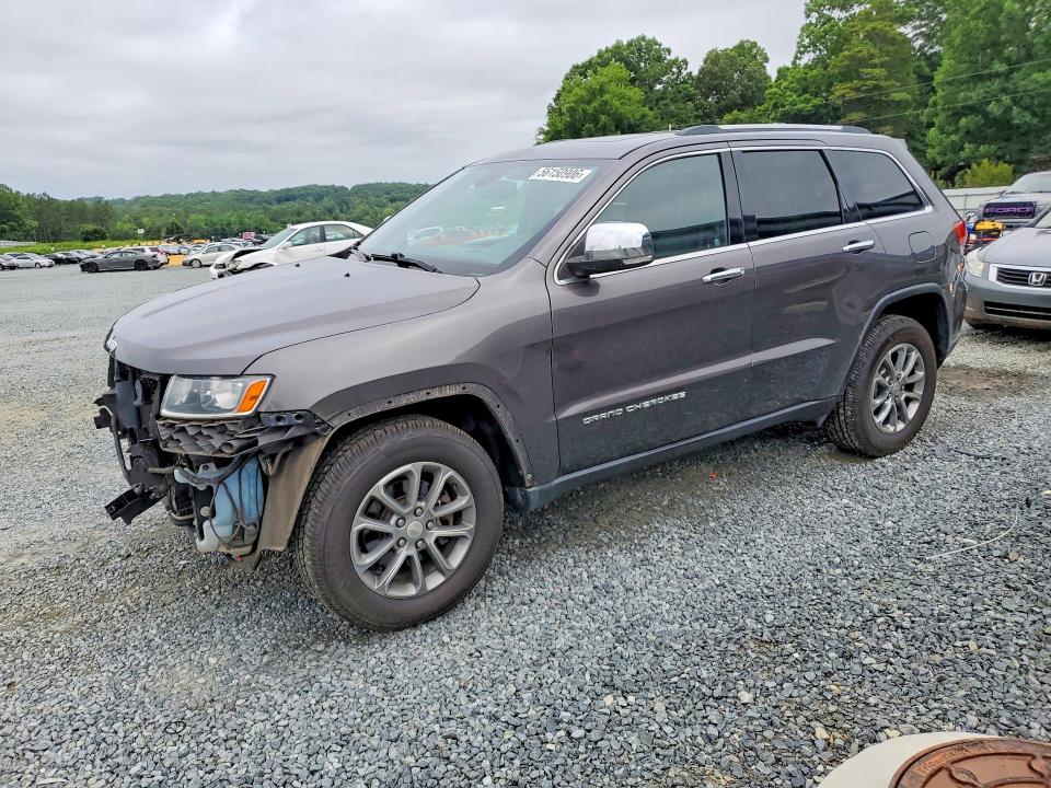 2014 Jeep VIN 1C4RJFBG9EC324670 COPART salvage auction — FRONT END, NC - SALVAGE CERTIFICATE OF TITLE, sold $2,450 on 2026-07-02 (photo 1)