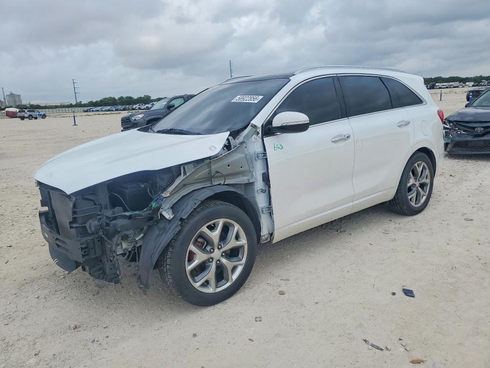 2016 Kia Sorento VIN 5XYPK4A56GG039626 COPART salvage auction — FRONT END, TX - SALVAGE VEHICLE TITLE (P), sold $4,200 on 2026-07-02 (photo 1)