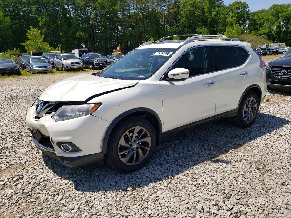 2016 Nissan VIN 5N1AT2MV8GC880799 COPART salvage auction — FRONT END, Ma - Cert Of Title-Reconstrctd Coll, sold $1,250 on 2026-07-02 (photo 1)