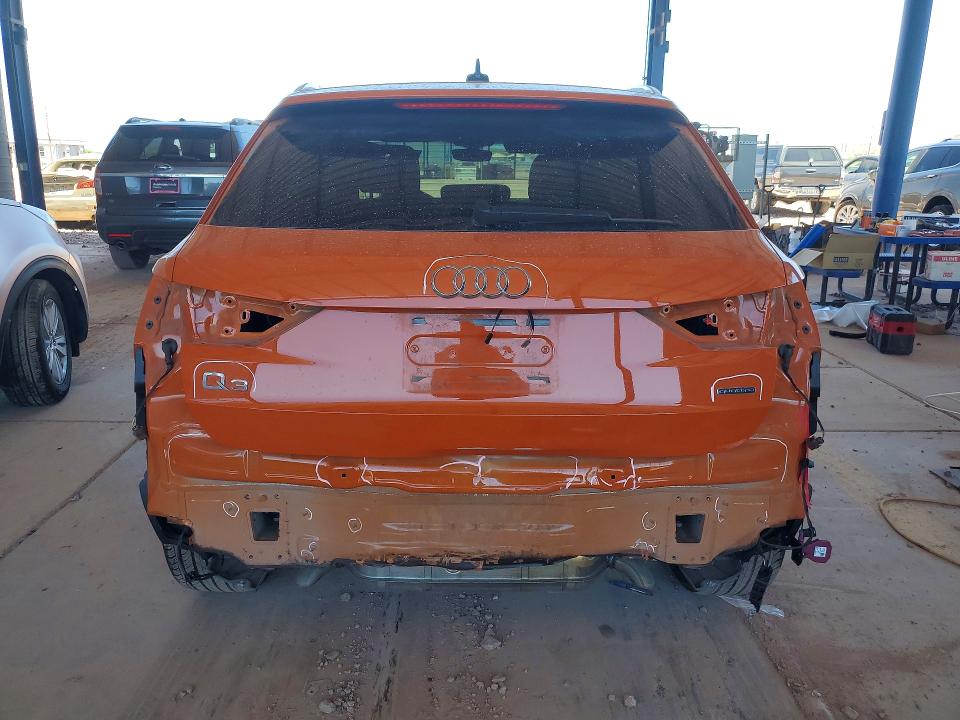 2022 Audi Q3 VIN WA1DECF3XN1149260 COPART salvage auction — REAR END, Az - Cert Of Title - Salvage, sold $12,900 on 2026-07-14 (photo 6)