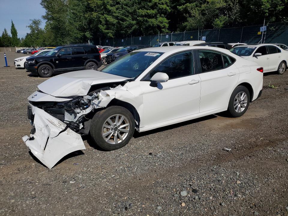 2025 Toyota Camry VIN 4T1DAACK2SU130435 COPART salvage auction — FRONT END, CA - SALVAGE CERTIFICATE, sold $8,100 on 2026-08-03 (photo 1)
