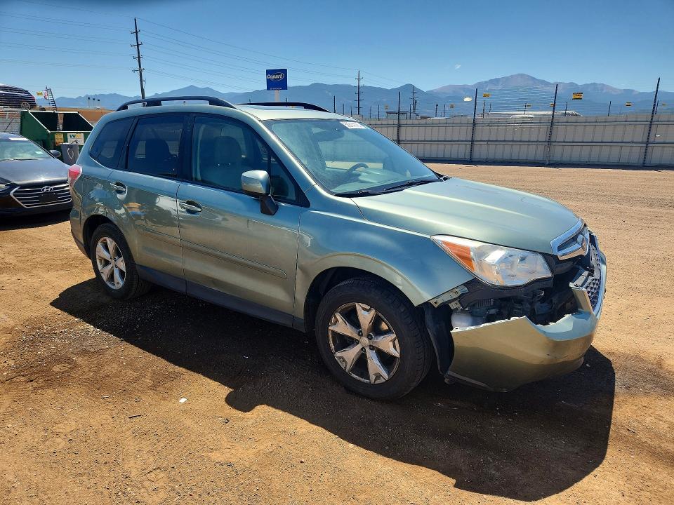 2014 Subaru Forester VIN JF2SJAGC0EH494110 COPART salvage auction — FRONT END, Co - Dis/Dlr/Exp Only Clean Title, sold $1,100 on 2026-07-27 (photo 4)