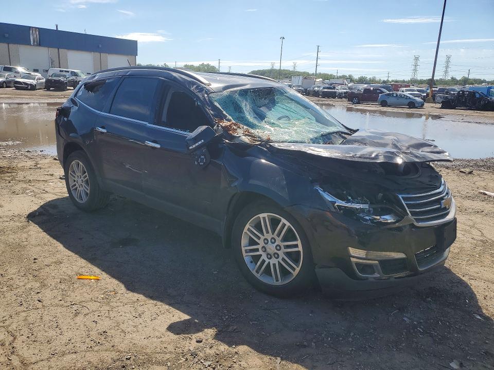 2015 Chevrolet Traverse VIN 1GNKRGKD9FJ139044 COPART salvage auction — FRONT END, MI - CERTIFICATE OF TITLE, sold $450 on 2026-07-02 (photo 4)