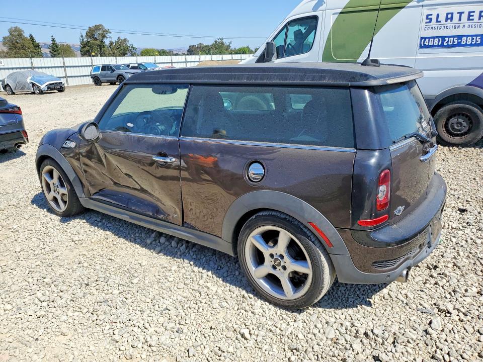 2008 Mini Cooper VIN WMWMM33548TP89226 COPART salvage auction — SIDE, CA - SALVAGE CERTIFICATE, sold $60 on 2026-07-21 (photo 2)