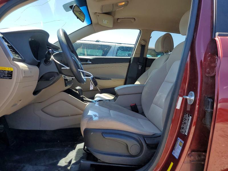 2017 Hyundai Tucson VIN KM8J23A40HU496404 COPART salvage auction — FRONT END, Ca - Salvage Certificate, sold $1,600 on 2026-07-14 (photo 7)
