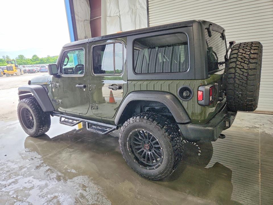 2022 Jeep Wrangler unlimited VIN 1C4HJXDG7NW165533 COPART salvage auction — NORMAL WEAR, IL - CERTIFICATE OF TITLE, sold $23,000 on 2026-07-16 (photo 2)