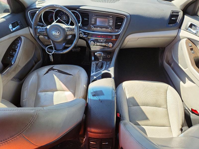 2015 Kia Optima VIN 5XXGN4A73FG352709 COPART salvage auction — FRONT END, IL - SALVAGE CERTIFICATE, sold $600 on 2026-07-27 (photo 8)